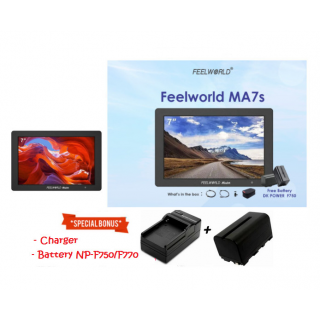 FeelWorld Monitor Touchscreen MA7S On-Camera Field Monitor - New Ori